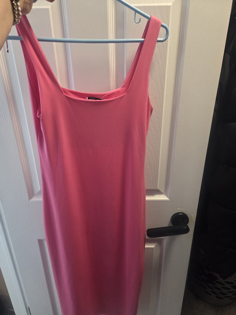 Women’s Pink Scoop Neck Dress